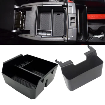 Коробка-Органайзер для центрального Подлокотника автомобиля Jeep Wrangler JK JKU 2011-2017 Подвесной Карманный держатель Для монет, телефона, ключей, Лотка для хранения