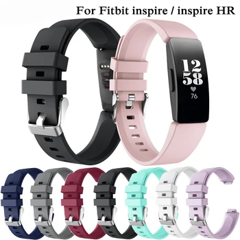 L /S Мягкий силиконовый спортивный ремешок-браслет для смарт-часов Fitbit Inspire HR ace2 для отслеживания активности, сменный браслет для часов