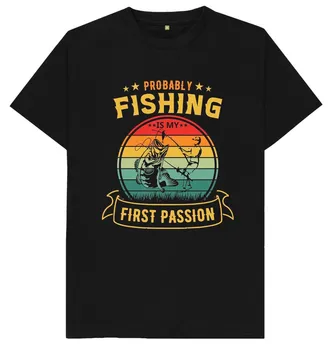 Наверное, рыбалка-моя первая страсть, футболка для взрослых и детей