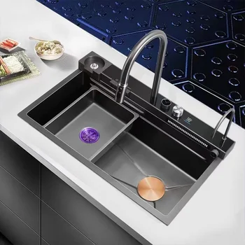 2023 новая кухонная раковина desi из нержавеющей стали, ситечко для кухонной раковины, аксессуары для кухонного крана с цифровым дисплеем кухонный кран
